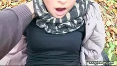 تشغيل صورت عاهرة عند ممارسة الجنس في حديقة Herastrau مع العميل المليونير