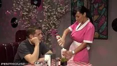 Play Mature Maid With Big Breasts Penetrated By Horny Young Man