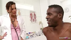 Play Mature Redhead Nurse Layla Rivera's First BBC Interracial Encounter