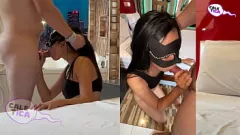 Abspielen Anales und orales Debüt eines peruanischen blonden Teenagers
