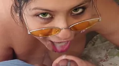 Afspelen BBW-slet slikt sperma na hard neuken