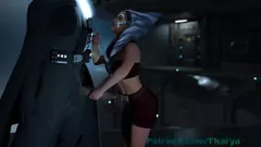 Jouer Action de fisting 3D : Dark Vador et Ahsoka Tano - Retour du côté obscur de la Force, partie 1
