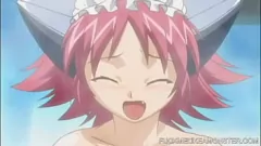 Jouer L'adolescent anime chaud devient le levrette et rempli de sperme
