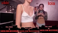 Play Two Horny Girls Go Wild While Home Alone